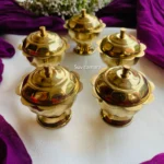 Golden Brass Santoor Box(SET OF 4)