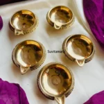 Round Karthikey Agal Vilakku (set of 5)