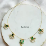 Lotus Jadau Kundan Invisible Necklace