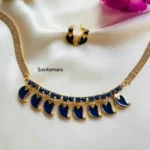 Antique Palakka Mango Blue Kemp Choker