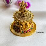 Lakshmi Ruby Green Kumkum box