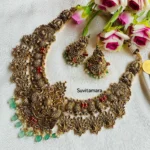 Grand Peacock Coral Bead Necklace