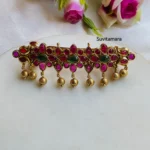 Precious Ruby Green Kemp Hair Clip