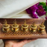 Peacock Kumkum Box - (SET OF 5)