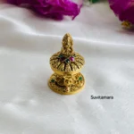 Lakshmi Ruby Green Kumkum Box