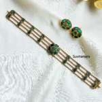 Kerala Style Green Kemp Flower Choker