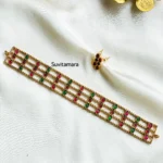 3 Layer Ruby Green Choker