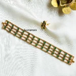 3 Layer Green Kemp Kerala Choker