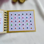 Swastik single stone Bindi Book - size 3.5