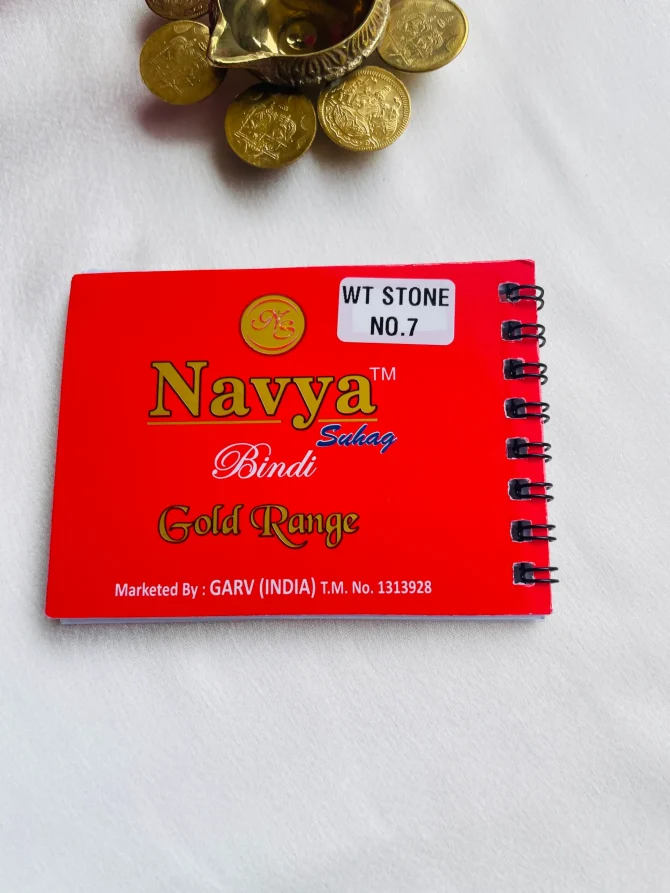 Navya Round stone bindi Book – size 8 - Image 5