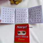 Navya Plain Maroon Bindis – Size 10