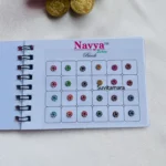 Navya Round stone bindi Book – size 6