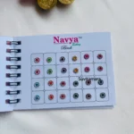 Navya Round stone bindi Book – size 8