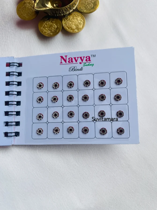 Navya Round stone bindi Book – size 8 - Image 3