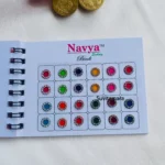 Navya Round stone bindi Book – size 11