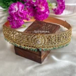 Antique Floral White Kundan Hip Belt