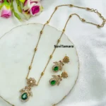 Green Pendant Ball Chain