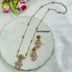 Baby Pink Pendant Ball Chain