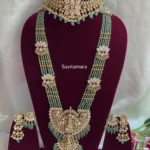 Lotus Lakshmi Green Kundan Semi Bridal Set