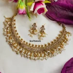 Filgree Rice Pearl Hasli Necklace