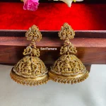 Lakshmi Peacock Jumbo Jhumkas