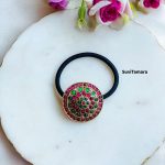 Floral Ruby Hair Band