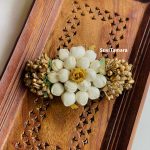 Jasmine Gold Pollen Hair Clip - Big