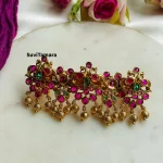 Antique Peacock Golden Ball Hair Clip