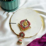 Lakshmi Lotus Jadau Kundan Hair Accessory