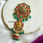 Lakshmi Floral Jadau Kundan Hair Accessory