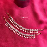 Pearl Diamond Replica CZ Ear Chain