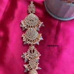 Floral Pearl Kundan Hair Accessory