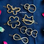 Multi Design Rose Gold Hair Clip