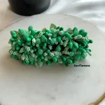 Artificial Sea Green Pollen Hair Clip