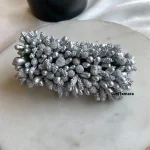 Artificial Silver Pollen Hair Clip