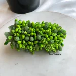 Artificial Light Green Pollen Hair Clip