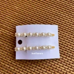 Round Pearl Hair Pin - Pair