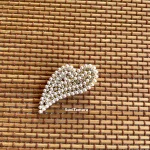 Leaf Shape Pearl Hair Clip