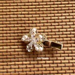 Flower CZ Hair Clip