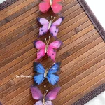 3D Looks Colorful Butterfly clips Design 2