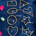 Metal Hair Clips Design 1