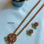 Antique Ruby Jadau Kundan Lakshmi Haram