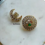 Kundan Sun Moon Hair Accessory