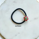 Premium Jadau Kundan Ruby Hair Band